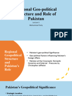 3 Regional Geo Political Structure and Role of Pakistan Lecture 3 - Final 04102023 092011pm