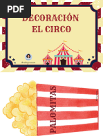 Decoración Circo