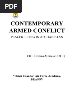 Peacekeeping in Afghanistan - Essay