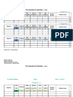 Presentation Evaluation