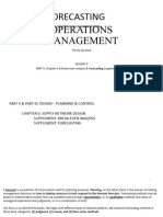 0003.2 - Om Session 3 (Chapter 6 - Supply Network Design - Forecasting)