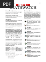 Kill Team List - Deathwatch v3.2