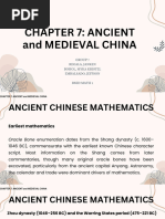 Ancient and Medieval China