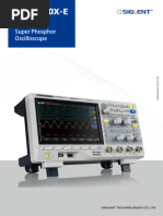 SDS1000X E Siglent Super Phosphor Oscilloscope Data Sheet DS0101E E03C DI