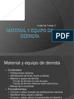 05 NAVEGACIÓN Material y Equipo de Derrota