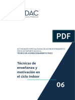 PDF. Actividades Especializadas de Acondicionamiento Físico Con Soporte Musical. Tema 6