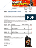 4T Sae 15W50 Jaso Ma2 Api SN Sintetico