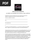 ARTIST Agreement - AK Distribution 2024A