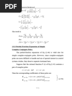 S S S S C: 2.5.3 Partial-Fraction Expansion of Simple Complex-Conjugate Poles