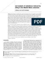 Prediction and Analysis of Subsidence Induced by Shield Tunnelling in The Madrid Metro Extension