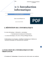 Chapitre1. Introcuction A Linformatique