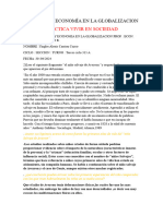 Trabajo Del Curso Sociedad y Economia en La Globalizacion