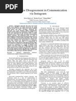 Tolerance For Disagreement in Communication Via Instagram - Final
