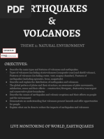 Earthquakes & Volcanoes