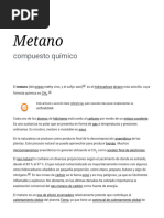 Metano - Wikipedia, La Enciclopedia Libre