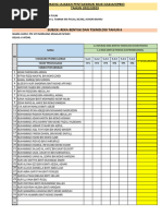 Rekod Penjajaran RBT 6 Aktif