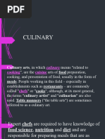 Culinary