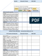 5to Grado Marzo - Instrumentos de Evaluación (2023-2024)