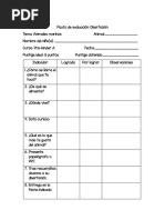 Pauta de Evaluación DISERTACION MES DEL MAR