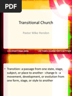 Transitional Church: Pastor Mike Hendon