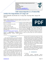 Fe3O4.CeO2/SiO2 Oxide Nanocomposite As A Fenton-Like Catalyst For Degradation of Congo Red