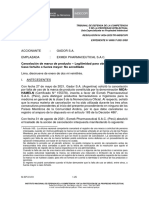 Cancelación de Marca de Producto - Legitimidad para Obrar: Acreditada - Caso Fortuito o Fuerza Mayor: No Acreditado