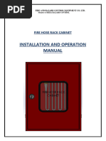 Installation and Operation Manual: Fire Hose Rack Cabinet