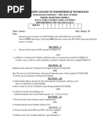 Cyber Security Ii-I Model Question Papers