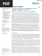 Geophysical Research Letters - 2024 - Kim - Changes in The Climate System Dominate Inter Annual Variability in Flooding