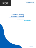 Amadeus Selling Platform Connect 22.1 User Guide - Feb2019 - 2794511 - en - US