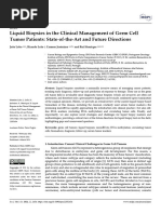 Liquid Biopsies in The Clinical Management of Germ