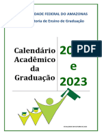 2022 e 2023 - Calendário Acadêmico Da Graduação - OUT 2023