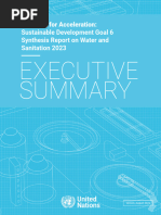 UN-WaterSDG6SynthesisReportonWaterandSanitation2023 Executive Summary