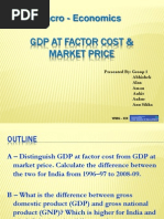 GDP at Factor Cost & MKT Cost Macroeconomics