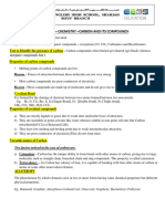 Grade 10-Chemistry-Carbon and Its Compounds Notes