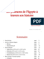 Presentation Pharaons Egypte - Octobre 2020