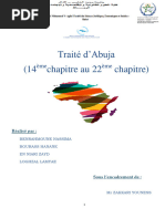 Nouvelle Version Du Traité D'abuja