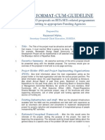 Sample Format For Writing Project Proposal On SET