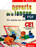 Couverte de La Langue Du Texte Au Mot