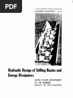 Hydraulic Design of Stilling Basins & Energy Dissipators