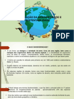 Preservação Da Biodiversidade e Sustentabilidade 9 Ano