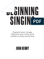 Beginning Singing by John Henny Download Version