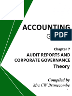 Gr12 - Audit Reports and Corporate Governance - Theory