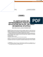 Planificación Del Entrenamiento Psicológico en Atletas de Élite: Un Caso en Marcha Atlética