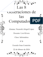 Las 8 Generaciones de La Computadora