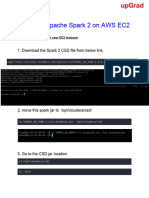 2 DE +Installing+Apache+Spark+on+CDH+EC2