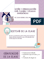 Clase 3 Separación y Conservación de Suero, Plasma y Células Sanguíneas