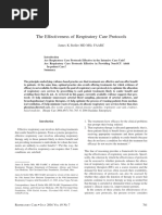 The Effectiveness of Respiratory Care Proto.2004