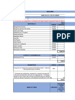 Presupuesto Formato Ocad