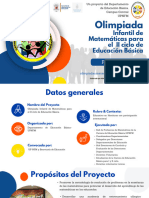 Perfil de Proyecto Olimpiadas Matemáticas 2024